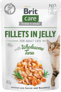 Brit Care Cat Pouch Jelly Wholesome Tuna 12x85g