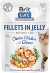 Brit Care Cat Pouch Jelly Chicken Cheese 85g