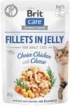 Brit Care Cat Pouch Jelly Chicken Cheese 6x85g