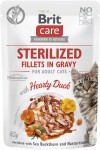 Brit Care Cat Pouch Gravy Sterilized Duck 12x85g