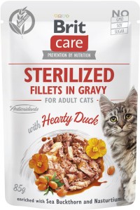 Brit Care Cat Pouch Gravy Sterilized Duck 12x85g