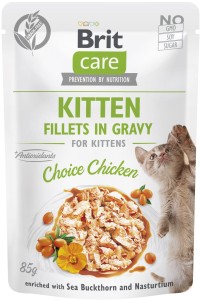 Brit Care Cat Pouch Gravy Kitten Chicken 85g