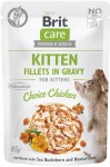 Brit Care Cat Pouch Gravy Kitten Chicken 6x85g