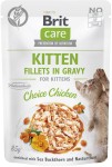 Brit Care Cat Pouch Gravy Kitten Chicken 12x85g