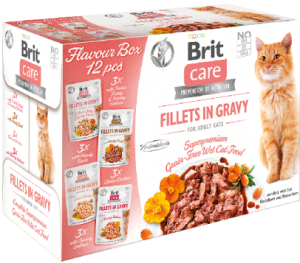 Brit Care Cat Pouch Flavour Box Gravy 12x85g