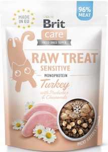 Brit Care Cat Raw Treat Sensitive Turkey 40g