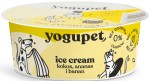 Yogupet Kot Pies Lody Kokos Ananas Banan 110g