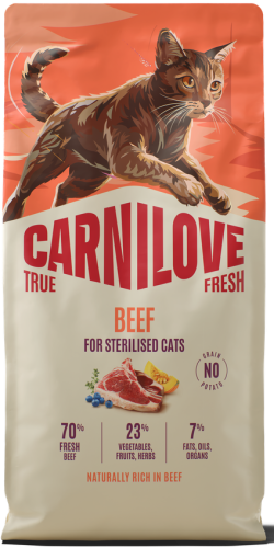 CARNILOVE Cat True Fresh Sterilised Beef 6kg