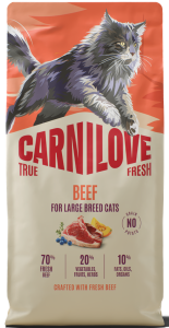 CARNILOVE Cat True Fresh Adult Large Beef 6kg