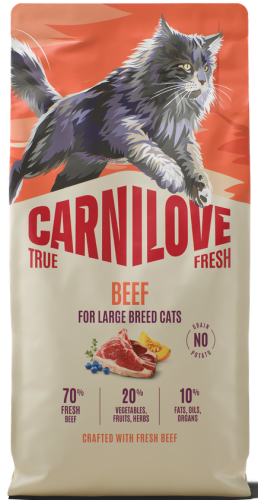 CARNILOVE Cat True Fresh Adult Large Beef 6kg