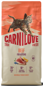 CARNILOVE Cat True Fresh Kittens Beef 6kg