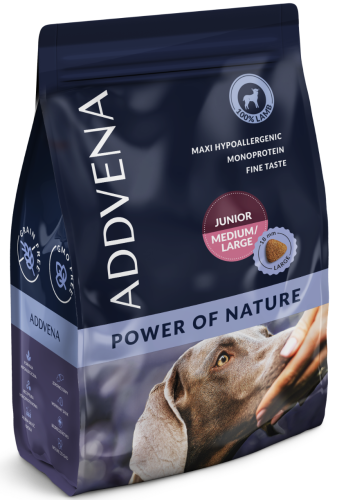 Addvena Dog Power of Nature Junior M/L 10kg (4x2,5kg)