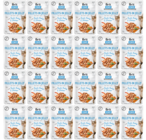 Brit Care Cat Pouch Jelly Turkey Shrimps 24x85g