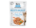 Brit Care Cat Pouch Jelly Turkey Shrimps 24x85g