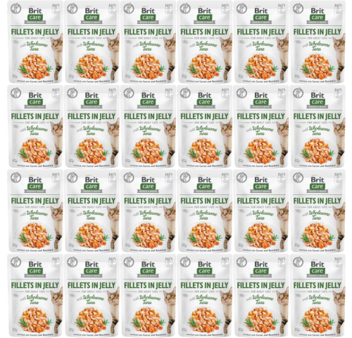 Brit Care Cat Pouch Jelly Wholesome Tuna 24x85g
