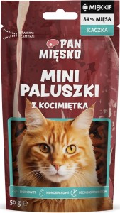 Pan Mięsko Kot Przysmak Mini Paluszki Kaczka 50g