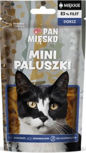 Pan Mięsko Kot Przysmak Mini Paluszki Dorsz 50g