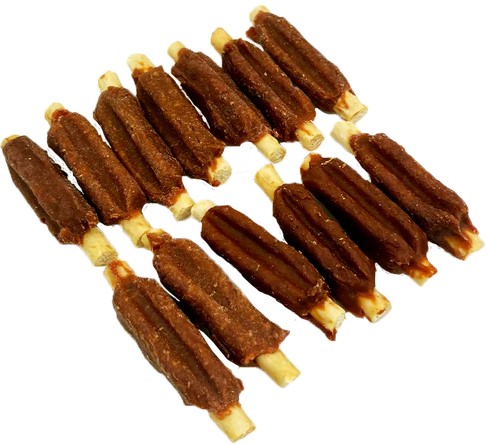 Happy Snacky Królik na Patyczku Wołowym 500g