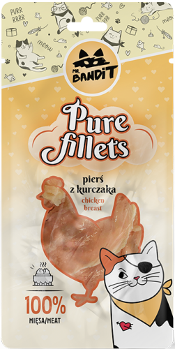 Mr.Bandit Cat Pure Fillets Pierś Kurczaka 30g
