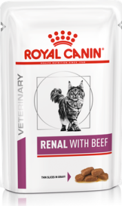 Royal Canin Veterinary Cat Renal Beef Gravy 12x85g