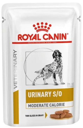 Royal Canin Veterinary Dog Urinary Moderate Calorie Gravy 12x100g