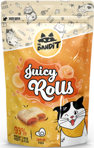 Mr.Bandit  Cat Juicy Rolls Żółtko 40g