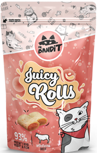 Mr.Bandit  Cat Juicy Rolls Wołowina 40g