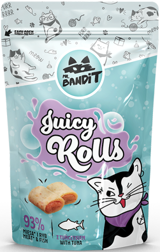 Mr.Bandit Cat Juicy Rolls Tuńczyk 40g