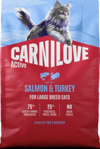 CARNILOVE Cat Active Adult Large Salmon Turkey 2kg