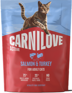 CARNILOVE Cat Active Salmon Turkey 400g