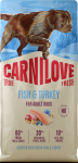 CARNILOVE Dog True Fresh Adult Fish Turkey 12kg
