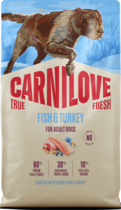 CARNILOVE Dog True Fresh Adult Fish Turkey 4kg