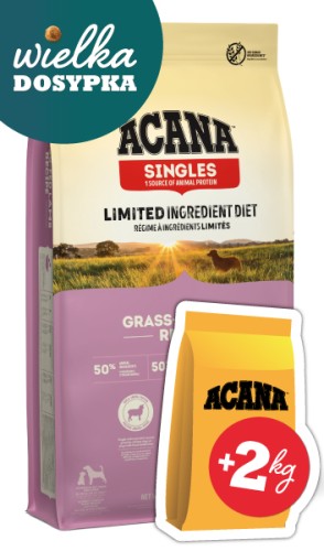 Acana Singles Grass-Fed Lamb 17kg + 2kg