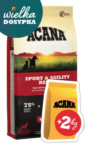 Acana Heritage Sport And Agility 17kg + Acana Dog Adult 2kg