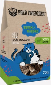 Paka Zwierzaka Przysmak Samo Mięsko Koza 70g