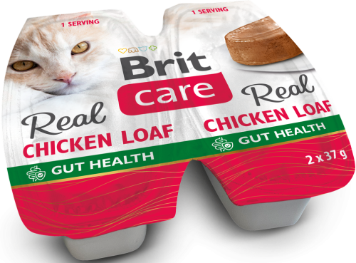 Brit Care Cat Real Loaf Chicken 2x37g
