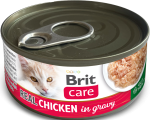 Brit Care Cat Can Real Gravy Chicken 80g
