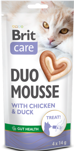 Brit Care Cat Mousse Creamy Chicken Duck 4x14g