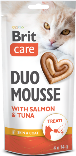 Brit Care Cat Mousse Creamy Salmon Tuna 4x14g