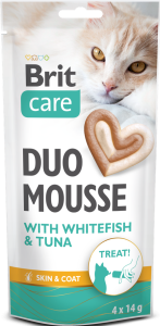 Brit Care Cat Mousse Creamy White Fish Tuna 4x14g