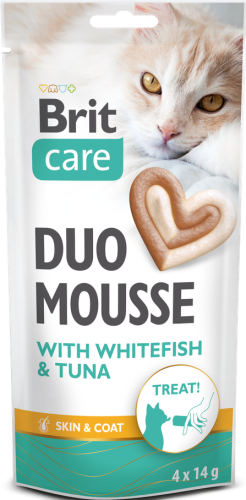 Brit Care Cat Mousse Creamy White Fish Tuna 4x14g