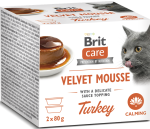 Brit Care Cat Mousse Velvet Turkey 2x80g