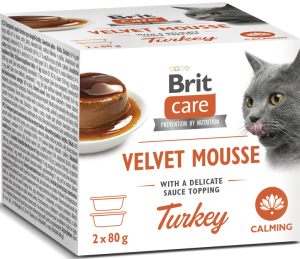 Brit Care Cat Mousse Velvet Turkey 2x80g