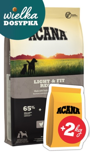 Acana Heritage Light And Fit 11,4kg +2kg