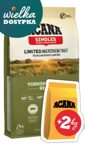 Acana Singles Yorkshire Pork 11,4kg + 2kg
