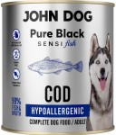 JohnDog Pure Black Sensi Dorsz Hypo 800g