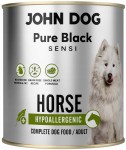JohnDog Pure Black Sensi Konina Hypoallergen 800g