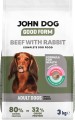 JohnDog Good Form Adult Mini Wołowina królik 3kg