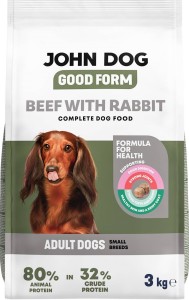 JohnDog Good Form Adult Mini Wołowina królik 3kg