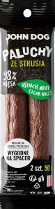 JohnDog Paluchy Premium Struś 2szt